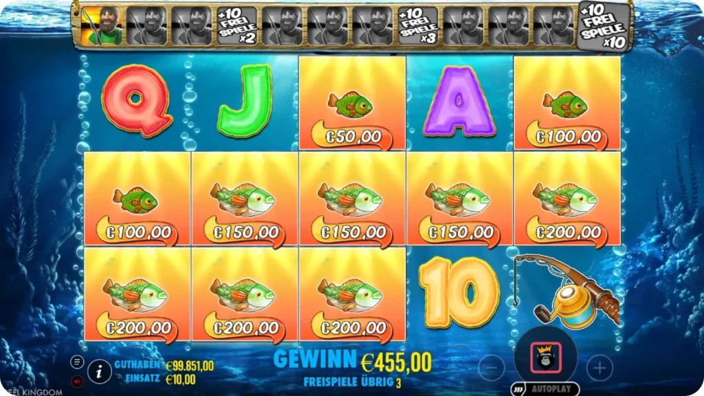 Fischgeld-Symbol im Big Bass Bonanza Slot