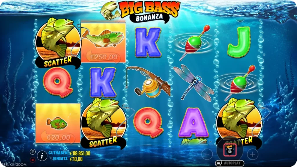 Freispiele in Big Bass Bonanza Slot